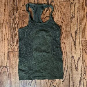 Lululemon Athletica Olive Tank Top